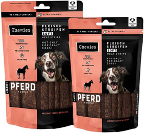 Produktbild von Chewies Fleischstreifen Soft Pferd Mini Getreidefrei Sensitive 70g