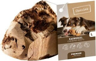 Chewies Kauwurzel Naturkauartikel für Hunde Größe L vegan und hypoallergen 350 g – Bild 1 von 6