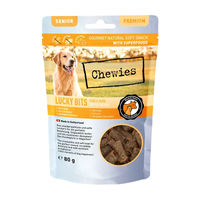 Produktbild von Chewies Lucky Bits Kausnack Huhn Senior 6x80g - 6 x 80 g