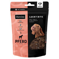Produktbild von Chewies LuckyBits Belohnungssnack Pferd Wild und Strauß getreidefrei 80 g
