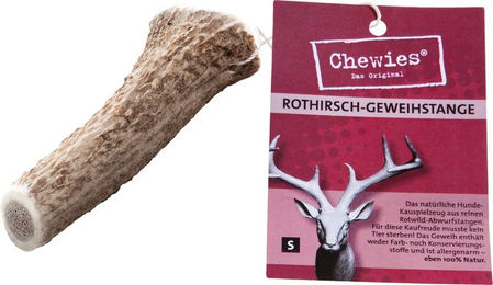 Chewies Rothirsch Geweihstange Hundekausnack Größe S Monoprotein ohne Farb- und Aromastoffe - 80 g – Bild 1 von 4