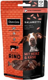 Chewies SALAMETTI Belohnungssnack für Hunde mit Rind und Käse Monoprotein 8x200g - 2 x 200 g – Bild 1 von 3