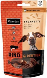 Chewies SALAMETTI Belohnungssnack Rentier Monoprotein mit hohem Fleischanteil 8x200g – Bild 1 von 3