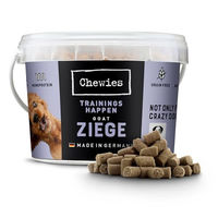 Produktbild von Chewies Trainingshappen Ziege Monoprotein Hundesnack 300 g getreidefrei - 300 g