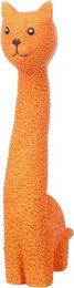 Chicha KatzenSpielzeug Flamingo aus Latex in Orange 4,6x8,8x23,2cm – Bild 1 von 2