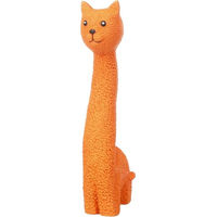 Produktbild von Chicha KatzenSpielzeug Flamingo aus Latex in Orange 4,6x8,8x23,2cm