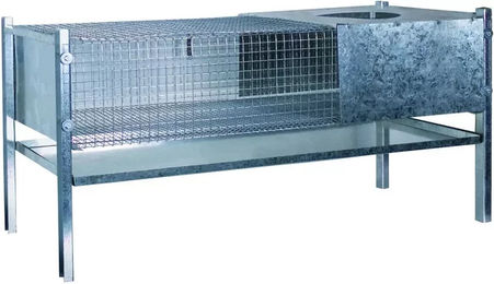 Produktbild von Chick'A Aufzuchtkäfig aus Metall für Küken und Wachteln in Silber