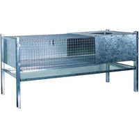 Produktbild von Chick'A Aufzuchtkäfig aus Metall für Küken und Wachteln in Silber