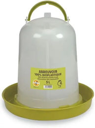Chick'A Bioplastik-Tränke für Geflügel in Transparent-Grün – Bild 1 von 1