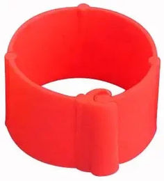 Produktbild von Chick'A Clip-Ring Geflügelclipringe für Hühner aus Kunststoff Orange 50 Stück