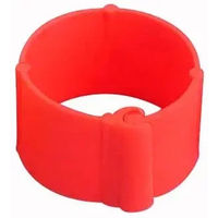 Produktbild von Chick'A Clip-Ring Geflügelclipringe für Hühner aus Kunststoff Orange 50 Stück