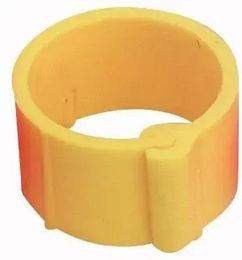 Chick'A Clip-Ringe für Hühner Gelb 12 mm 25 Stück – Bild 1 von 1