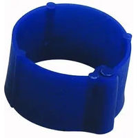 Produktbild von Chick'A Clip-Ringe für Hühner in Blau aus Kunststoff 12 mm 25 Stück