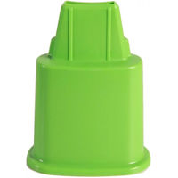Produktbild von Chick'A Doppelzylinder-Tränke Futtersäule Hühnerstall-Zubehör aus Kunststoff Grün 4er-Pack