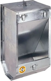 Produktbild von Chick'A Futternapf aus Metall für Kaninchen Silber 1 Fach