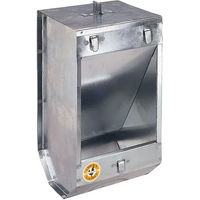 Produktbild von Chick'A Futternapf aus Metall für Kaninchen Silber 1 Fach