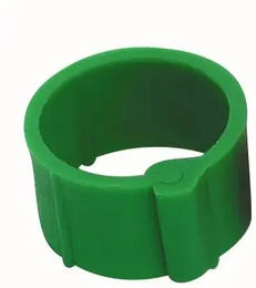 Chick'A Geflügelclipringe aus Kunststoff 16mm Grün 100 Stück – Bild 1 von 2