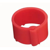Produktbild von Chick'A Geflügelclipringe aus Kunststoff 16mm Rot 100 Stück