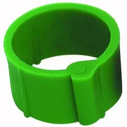 Produktbild von Chick'A Geflügelclipringe aus Kunststoff für Hühner 20 mm Grün 50 Stück