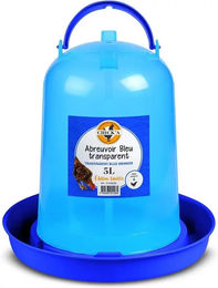 Produktbild von Chick'A Geflügeltränke aus Kunststoff in Blau Transparent für Hühner - 5 l