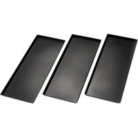 Produktbild von Chick'A Harmony Kotwannen für Hühnerstall aus Kunststoff Schwarz 3er Set
