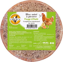 Chick'A Snackblock Pickblock Mineralfutter für Vögel und Tauben 600g – Bild 1 von 2