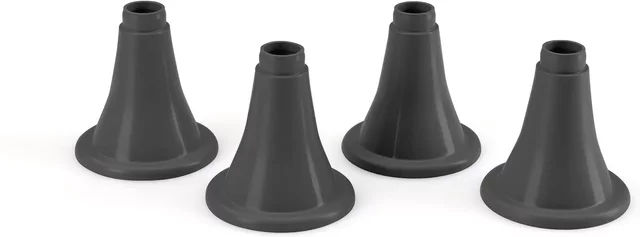 Produktbild von Chick'A Tränke Fuß für Tränken und Futtertröge für Hühner Grau aus Kunststoff 4er Pack