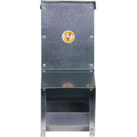 Produktbild von Chick'A Trichter-Futterhaus für Geflügel aus verzinktem Metall für 8 Hühner