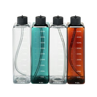 Produktbild von Chihiros Dosierflaschen für Aquarien aus Kunststoff 450 ml Set 4 Stück farbsortiert