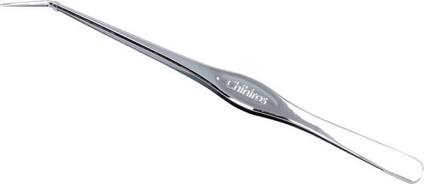 Chihiros Gebogene Pinzette aus Edelstahl Silber 25cm – Bild 1 von 2