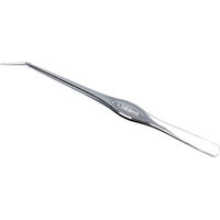 Produktbild von Chihiros Gebogene Pinzette aus Edelstahl Silber 25cm