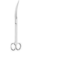 Produktbild von Chihiros Gebogene Schere aus Edelstahl Silber 21cm