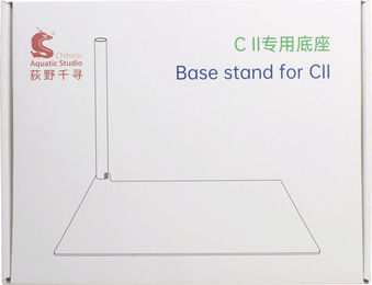 Produktbild von Chihiros Standfuß für C2 RGB Aquarienbeleuchtung aus Metall Schwarz