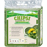 Produktbild von Chipsi Sunshine Bio Plus Bergwiesenheu mit Bio Löwenzahn für Kaninchen 3 x 600 g - 3 x 600 g
