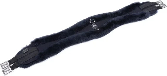 Christ Lammfell Konturgurt langer Sattelgurt aus echtem Schaffell 135 cm – Bild 1 von 7