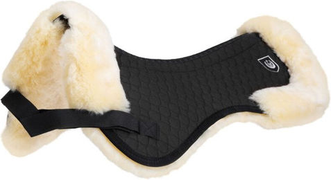 Christ Sattelpad-Rand Ultra Lammfell für Warmblut in Schwarz oder Natur – Bild 1 von 2