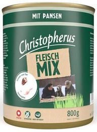Christopherus Fleisch-Mix Hundefutter mit Pansen 6x 800 g - 6 x 800 g – Bild 1 von 2