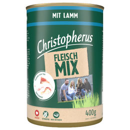 Christopherus Fleischmix Suppe mit Lamm, Huhn und Truthahn für Hunde Adult 6x 400 g mit hohem Fleischanteil - 6 x 400 g – Bild 1 von 3