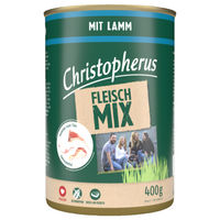 Produktbild von Christopherus Fleischmix Suppe mit Lamm, Huhn und Truthahn für Hunde Adult 6x 400 g mit hohem Fleischanteil - 6 x 400 g