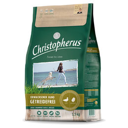 Christopherus Getreidefreies Hundefutter Ente mit Kartoffel Monoprotein Hypoallergen 1,5 kg - 1,5 kg – Bild 1 von 2