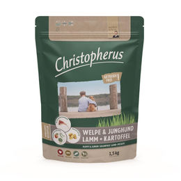 Christopherus Getreidefreies Hundefutter für Welpen mit Lamm und Geflügel 1,5kg - 1,5 kg – Bild 1 von 2