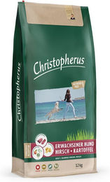 Christopherus Getreidefreies Hundefutter Hirsch und Wild für erwachsene Hunde 12 kg - 12 kg – Bild 1 von 4