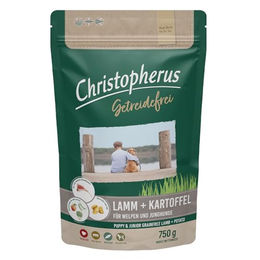 Produktbild von Christopherus Getreidefreies Hundefutter Lamm Sensitive für Welpen 750g - 750 g