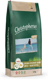 Produktbild von Christopherus Getreidefreies Hundefutter mit Ente und Kartoffel für erwachsene Hunde 2x12kg