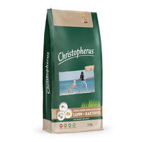 Produktbild von Christopherus Getreidefreies Trockenfutter Leichte Kost für erwachsene Hunde mit Lamm und Kartoffel zur Gewichtskontrolle 12 kg - 12 kg