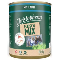 Produktbild von Christopherus Hundefutter Fleisch-Mix mit Lamm, Huhn und Truthahn Stückchen in Sauce für Adult, hoher Fleischanteil, 800 g - 6 x 800 g