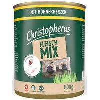 Produktbild von Christopherus Hundefutter Fleischmix mit Huhn für Adult Hunde 6x 800 g ohne Farb- und Aromastoffe - 6 x 800 g