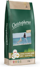 Christopherus Hundefutter Getreidefrei Ente mit Kartoffel Adult 12kg - 12 kg – Bild 1 von 3