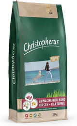 Produktbild von Christopherus Hundefutter Getreidefrei Hirsch und Kartoffel 2x12kg