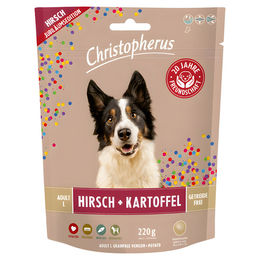 Christopherus Hundefutter Hirsch und Kartoffel Getreidefrei Glutenfrei Sensitive Kroketten Adult 220 g – Bild 1 von 1